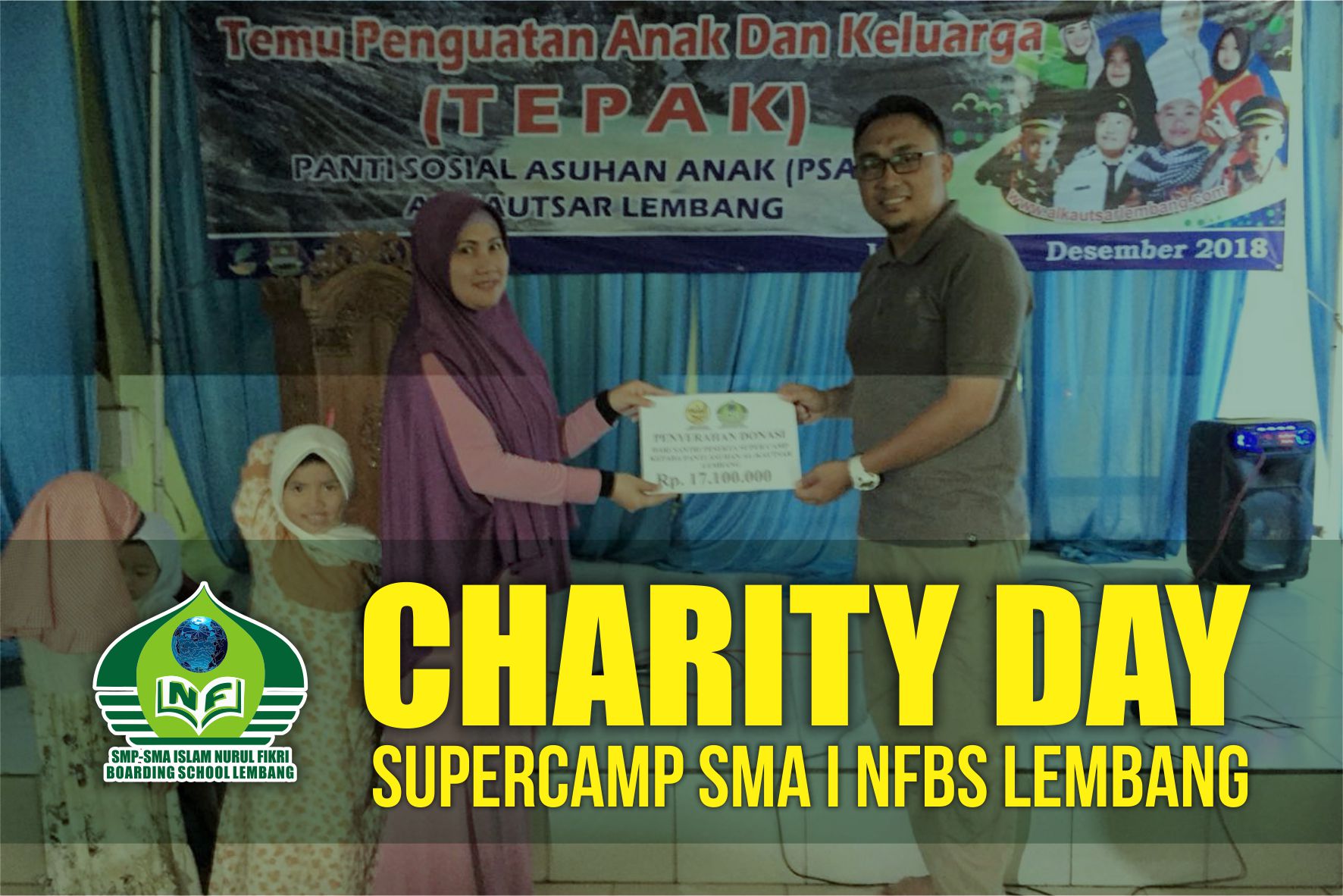 CHARITY DAY SUPERCAMP SMA ISLAM NFBS LEMBANG